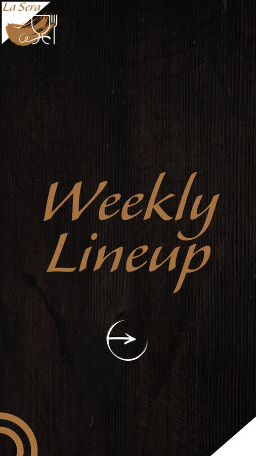 Weekly Lineup